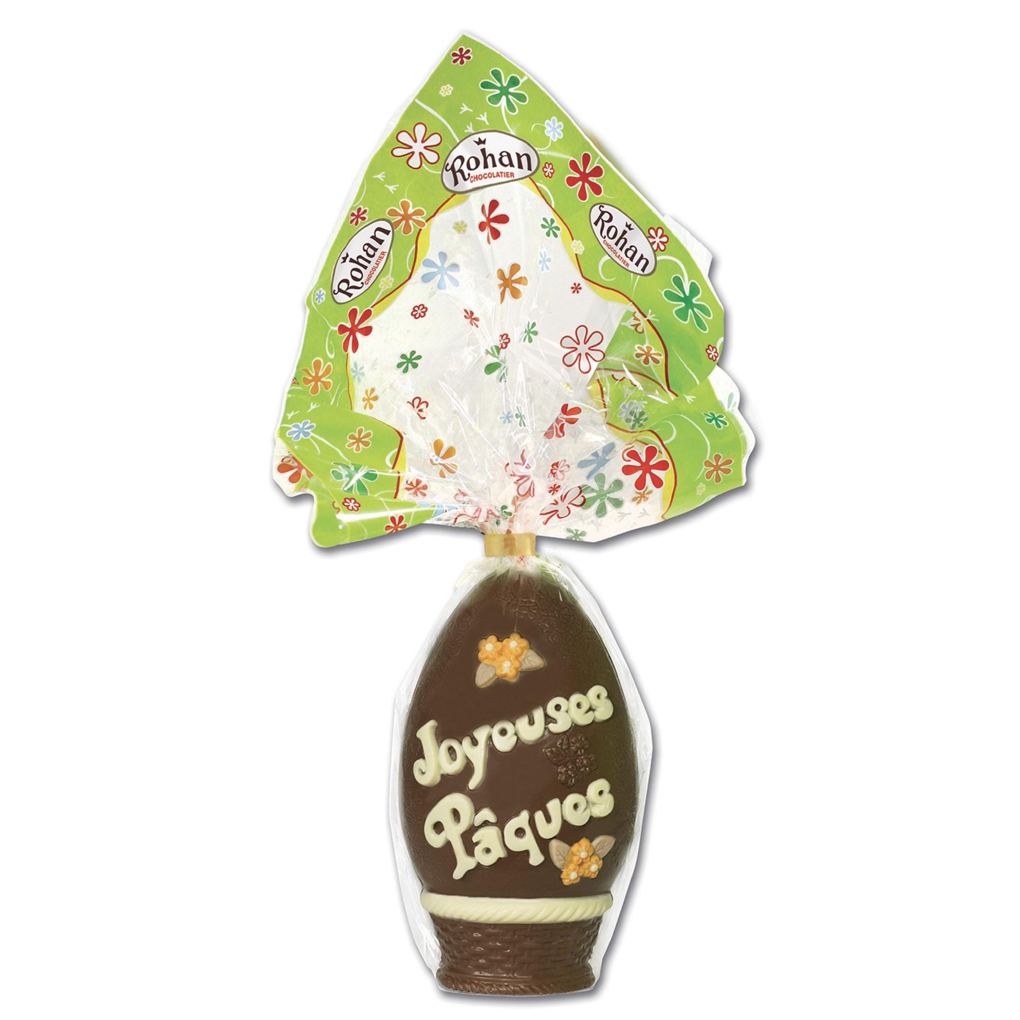 ROHAN Oeuf flamme en chocolat au lait 450g
