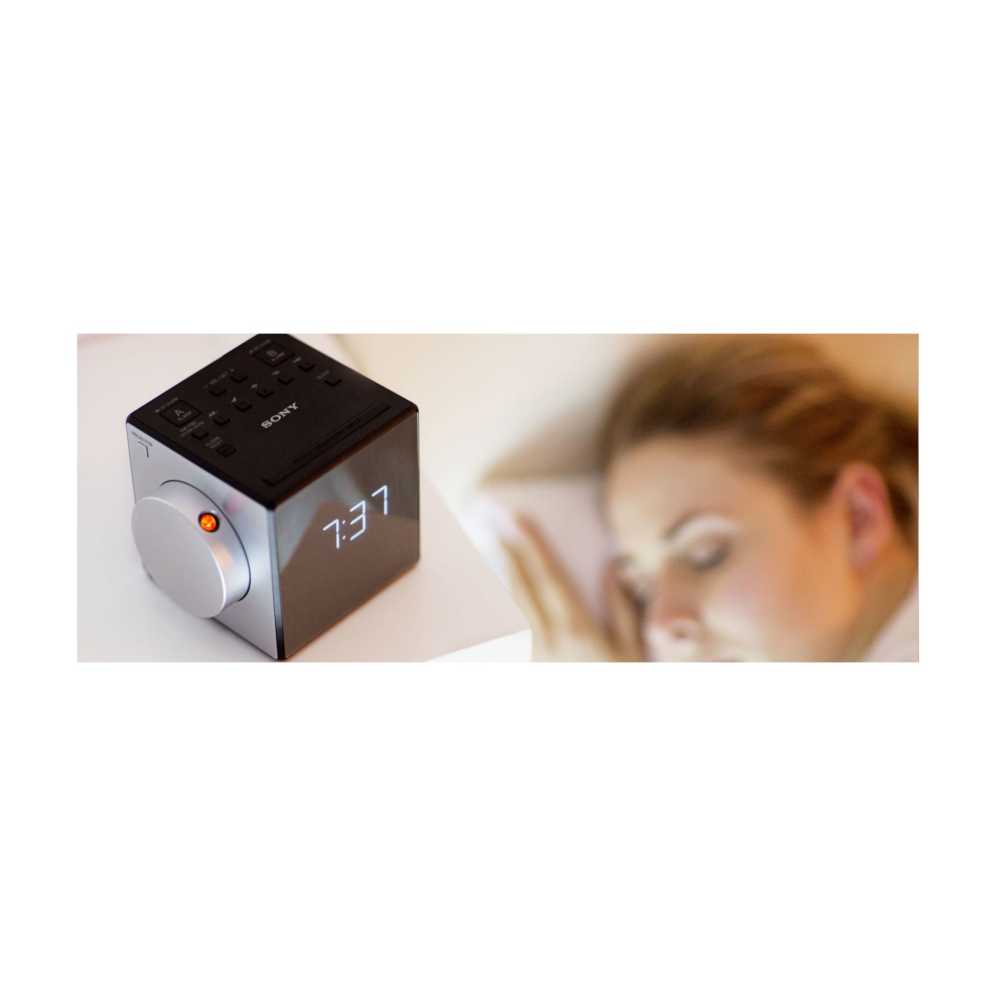 Voir la diapositive 4 : SONY Radio Réveil - Gris - ICF-C1PJ