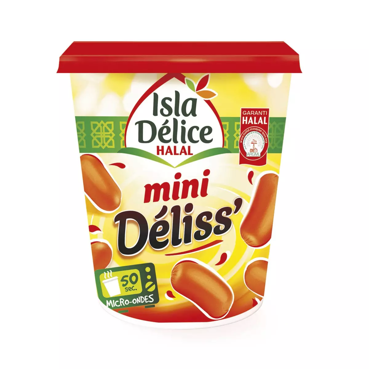 ISLA DELICE Mini saucisses halal 200g