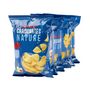 Voir la diapositive 3 : AUCHAN Chips ondulées craquantes nature 6 sachets 6x30g