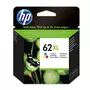 HP 62XL Cartouche d'encre Trois couleurs Grande capacité Authentique (C2P07AE)