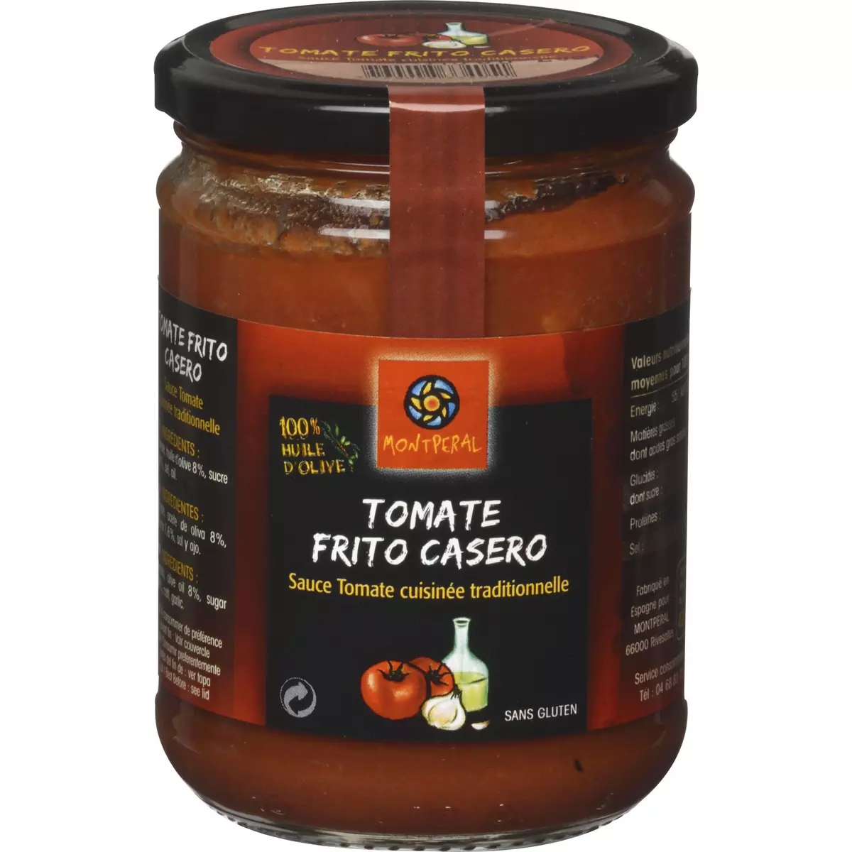 MONTPERAL Sauce tomate frito casero 420g