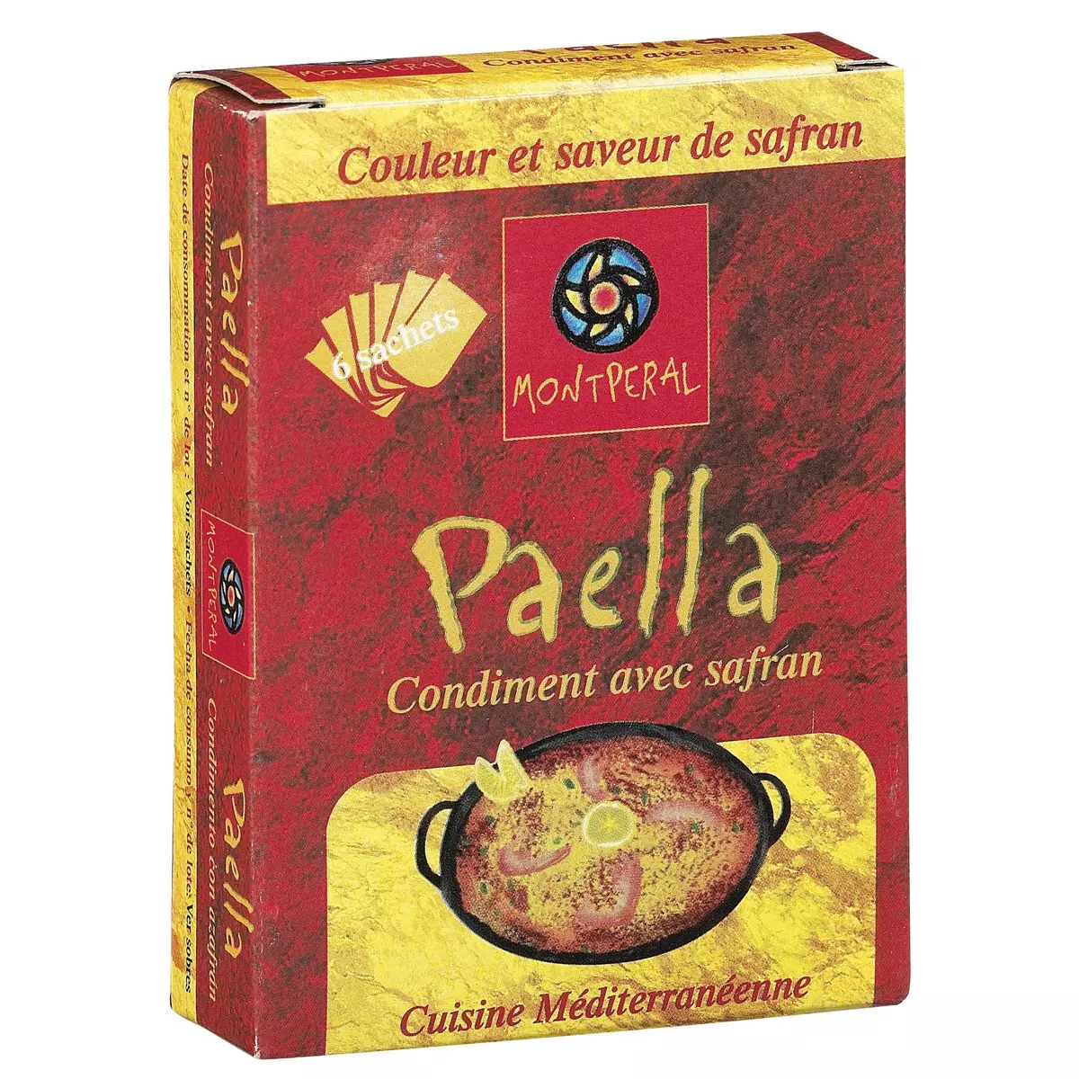 MONTPERAL Condiment à paella avec safran 15g