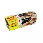 AUCHAN Tiramisu saveur mascarpone sauce café 4+2 offerts 480g