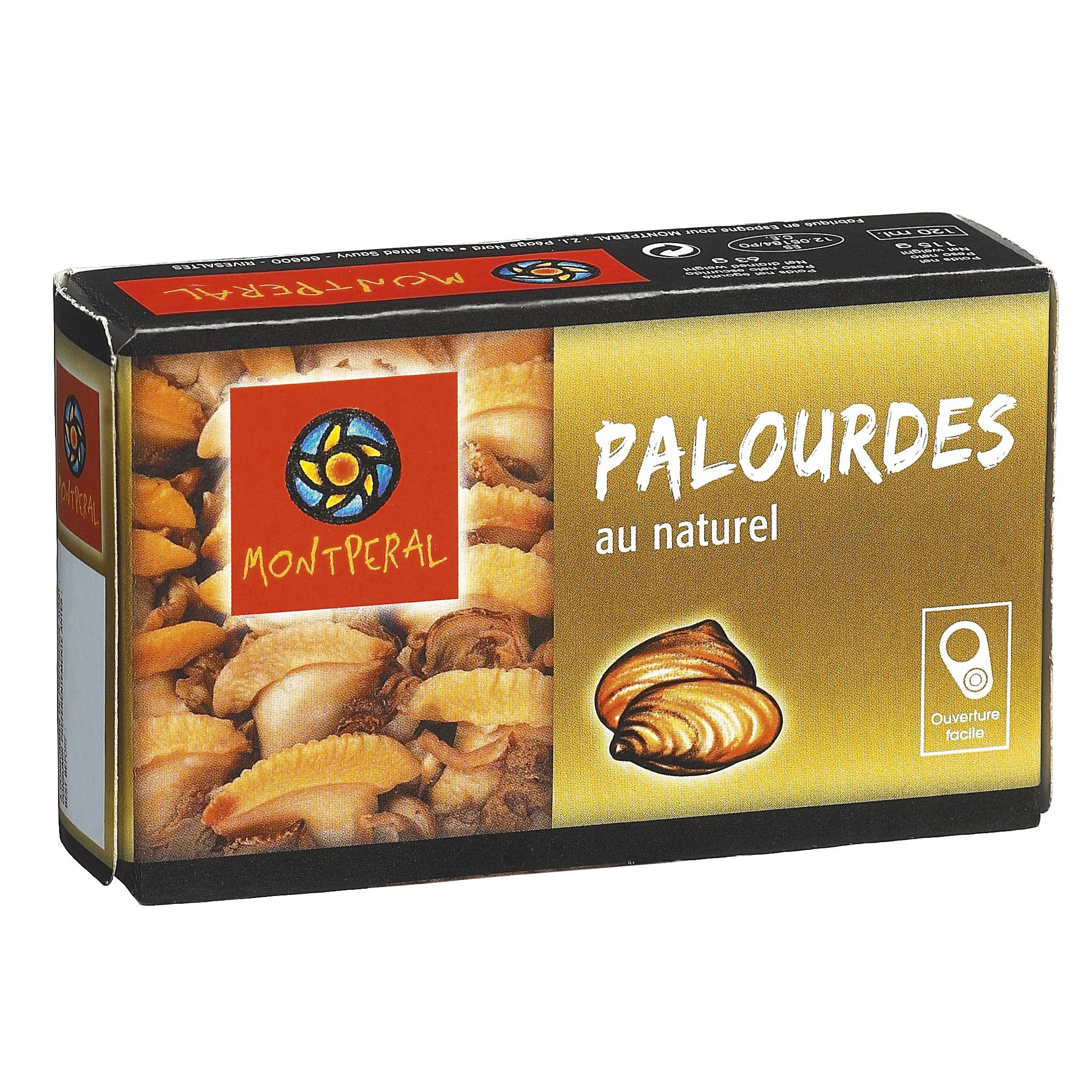 MONTPERAL Palourdes au naturel 115g