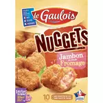 LE GAULOIS Nuggets Jambon Fromage 10 pièces 200g