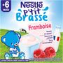 Voir la diapositive 4 : NESTLE P'tit brassé petit pot dessert lacté framboise dès 6 mois 4x100g