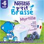 Voir la diapositive 5 : NESTLE P'tit brassé petit pot dessert lacté à la myrtille dès 6 mois 4x100g
