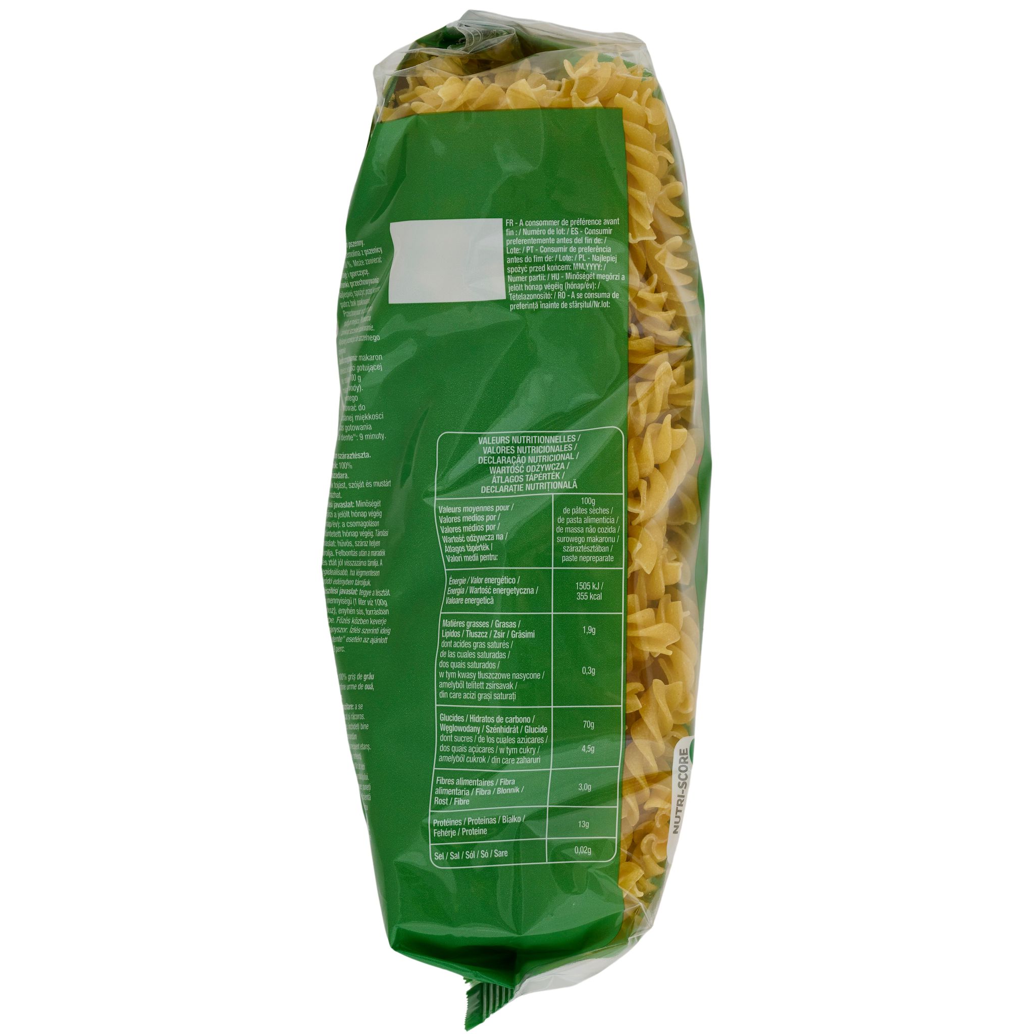 Voir la diapositive 3 : AUCHAN Fusilli 500g