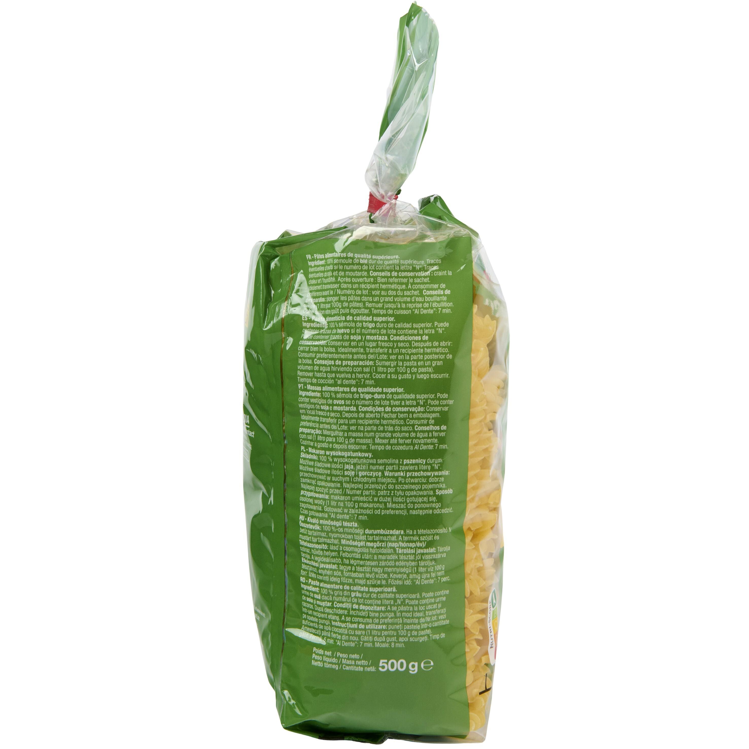 Voir la diapositive 5 : AUCHAN Fusilli 500g