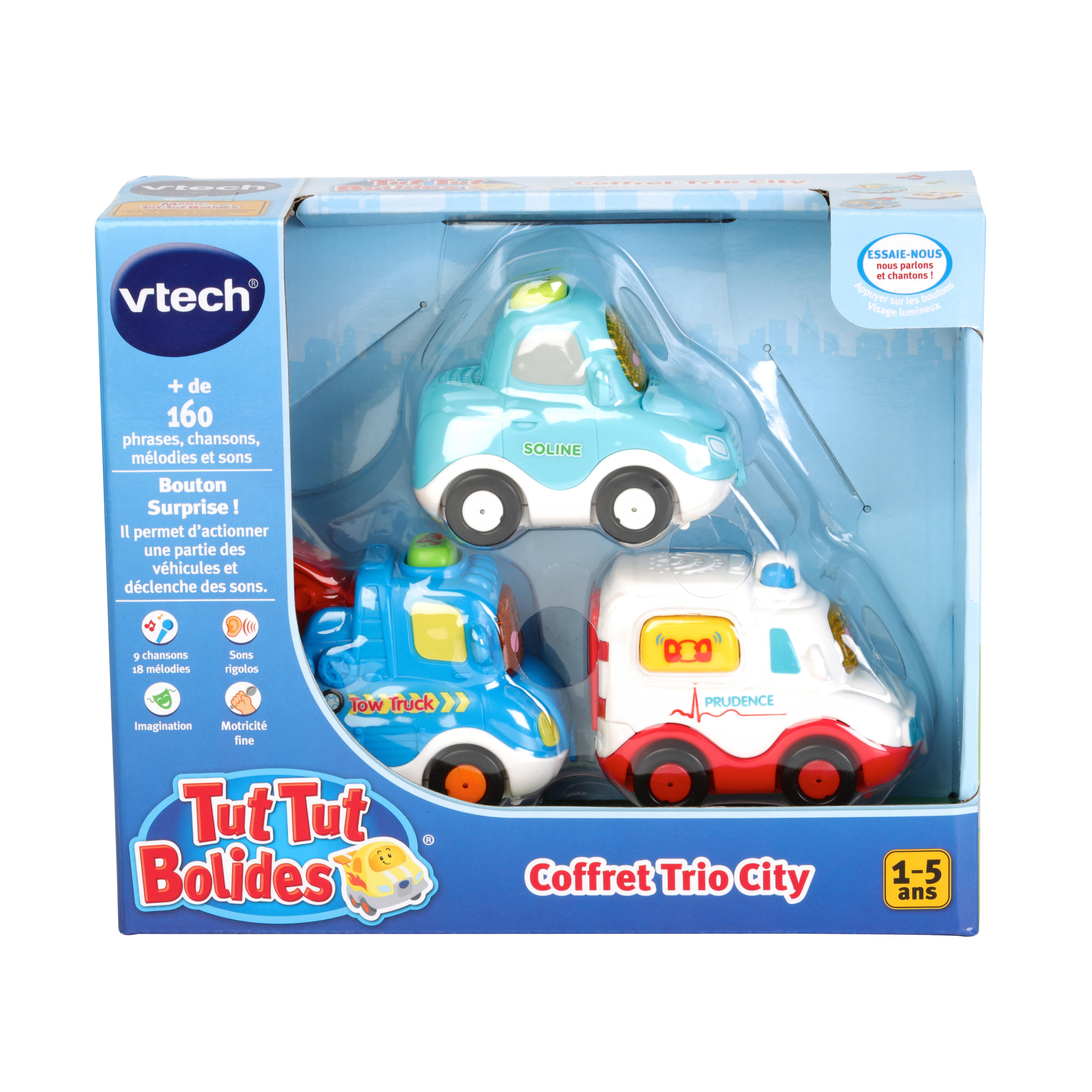 Voir la diapositive 3 : VTECH Coffret Trio City Tut Tut Bolide