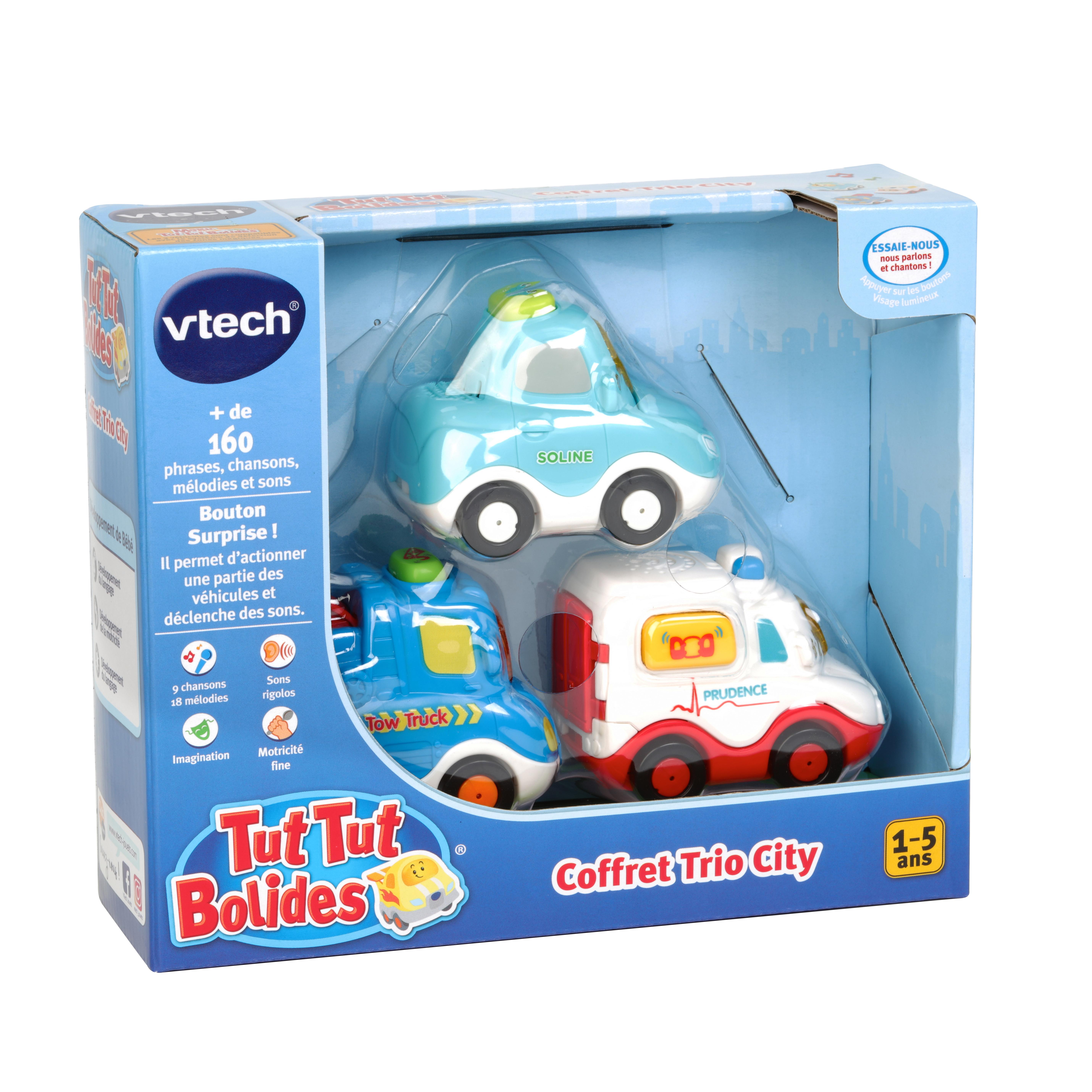 Voir la diapositive 4 : VTECH Coffret Trio City Tut Tut Bolide