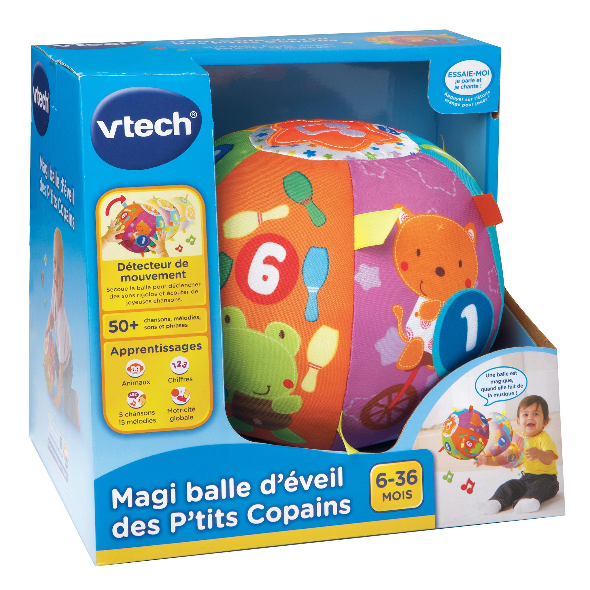Voir la diapositive 5 : VTECH Magi Balle d'éveil des p'tits copains