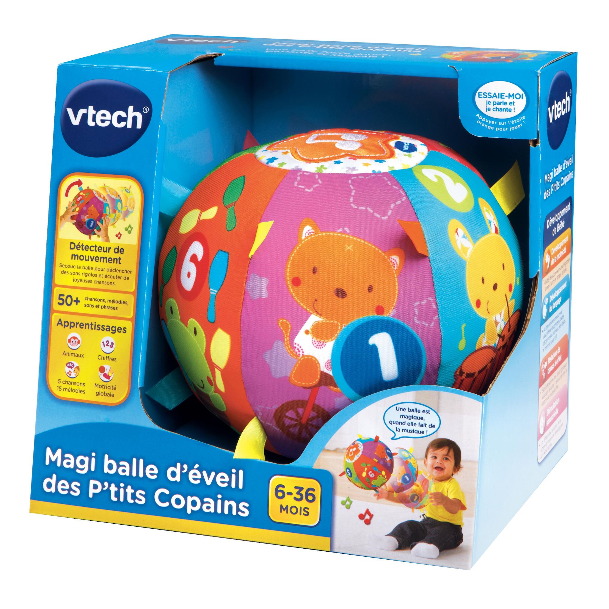 Voir la diapositive 7 : VTECH Magi Balle d'éveil des p'tits copains