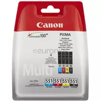 Canon pack de 5 cartouches pgi-580/cli-581 pgbk/bk/c/m/y - noir + couleur -  La Poste