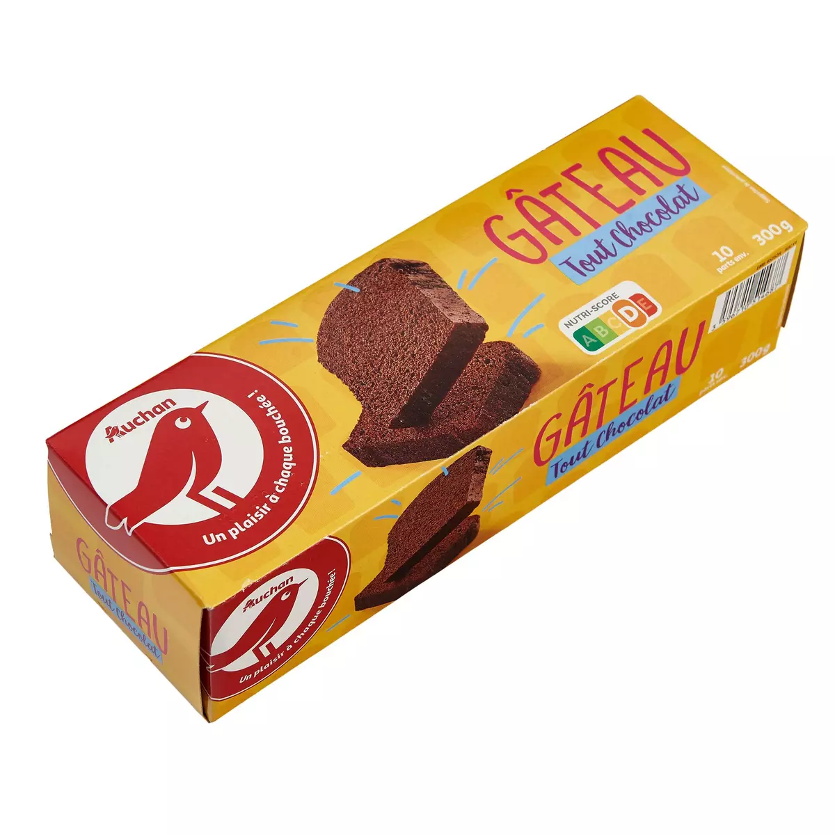 AUCHAN Gateau tout chocolat 300g