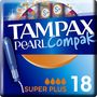 Voir la diapositive 5 : TAMPAX Compak Pearl tampons avec applicateur super plus 18 tampons