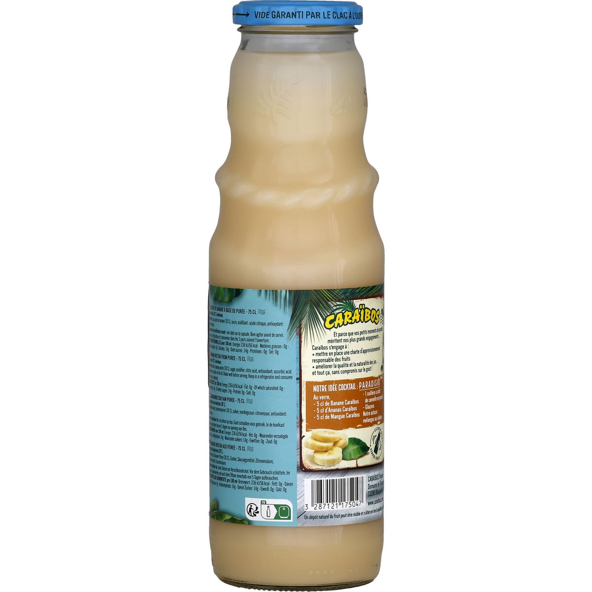 CARAIBOS Nectar de banane 75cl
