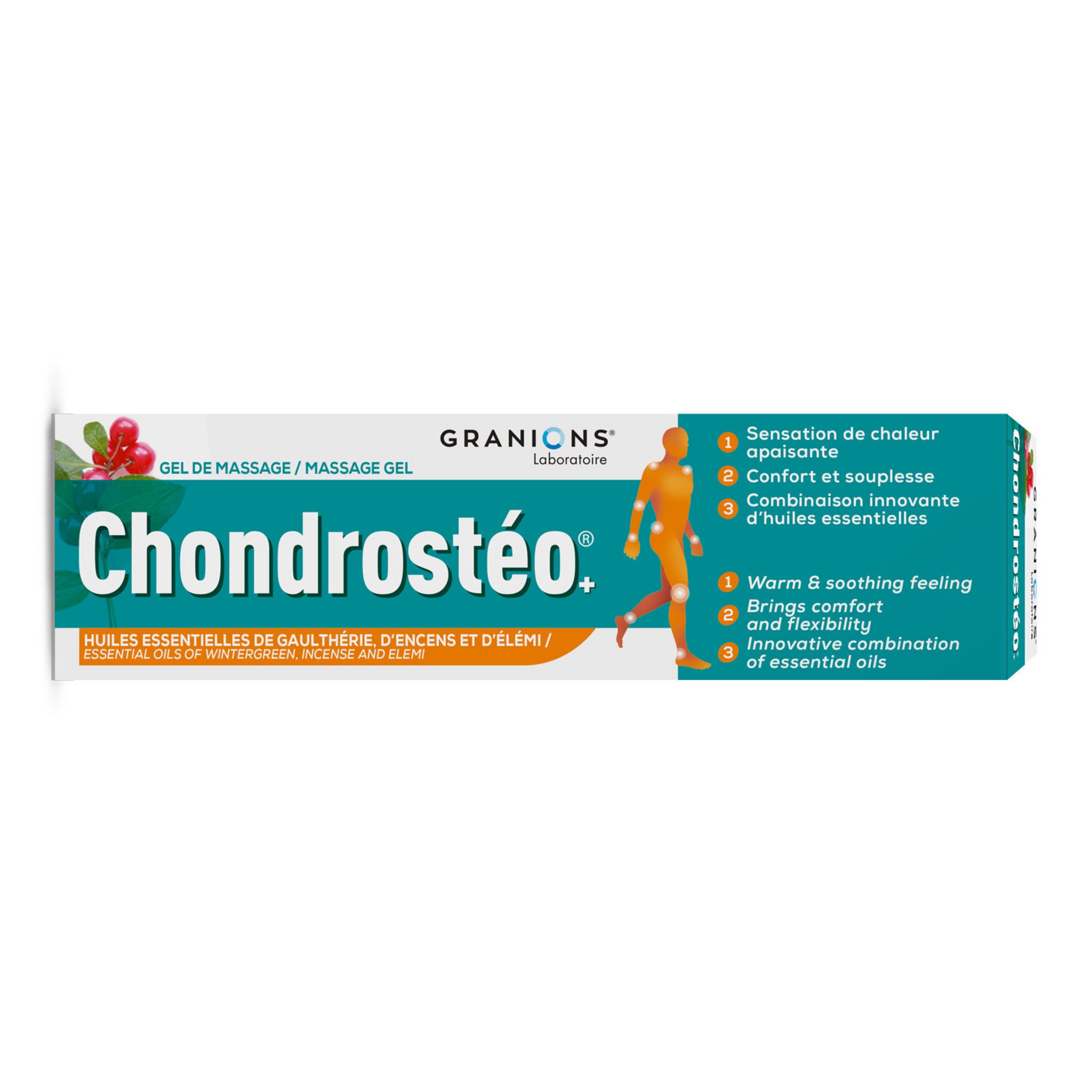 Voir la diapositive 2 : GRANIONS Chondrostéo Gel de massage 100ml