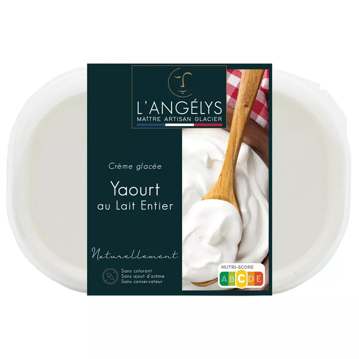 L'ANGELYS Crème glacée au yaourt 450g