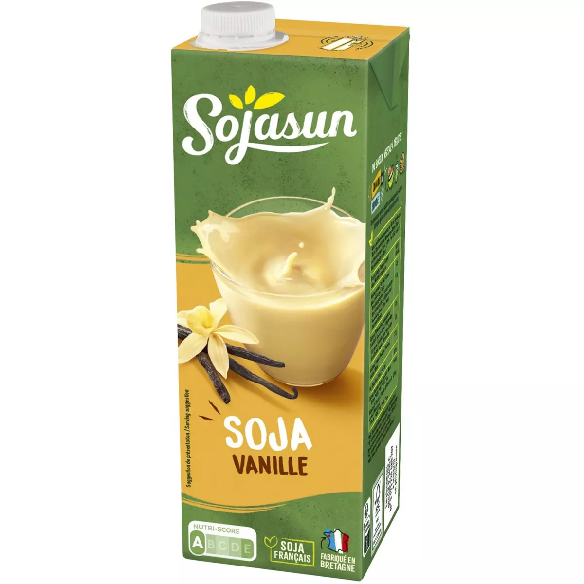 SOJASUN Boisson de soja à la vanille 1L