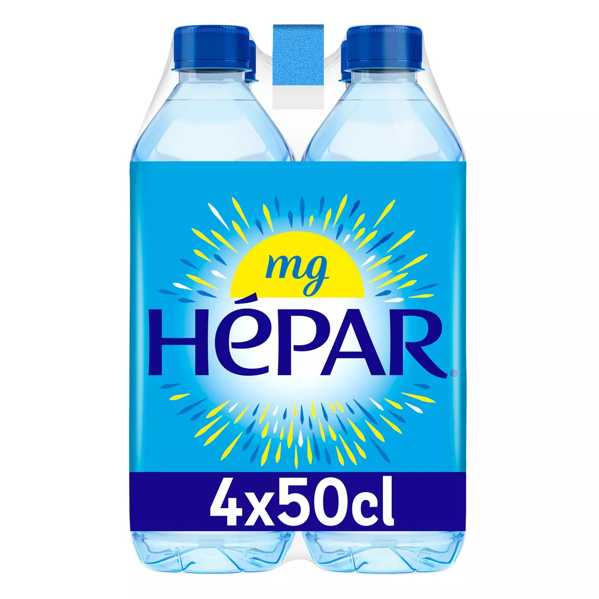 HEPAR Eau minérale plate naturelle bouteilles 4x50cl