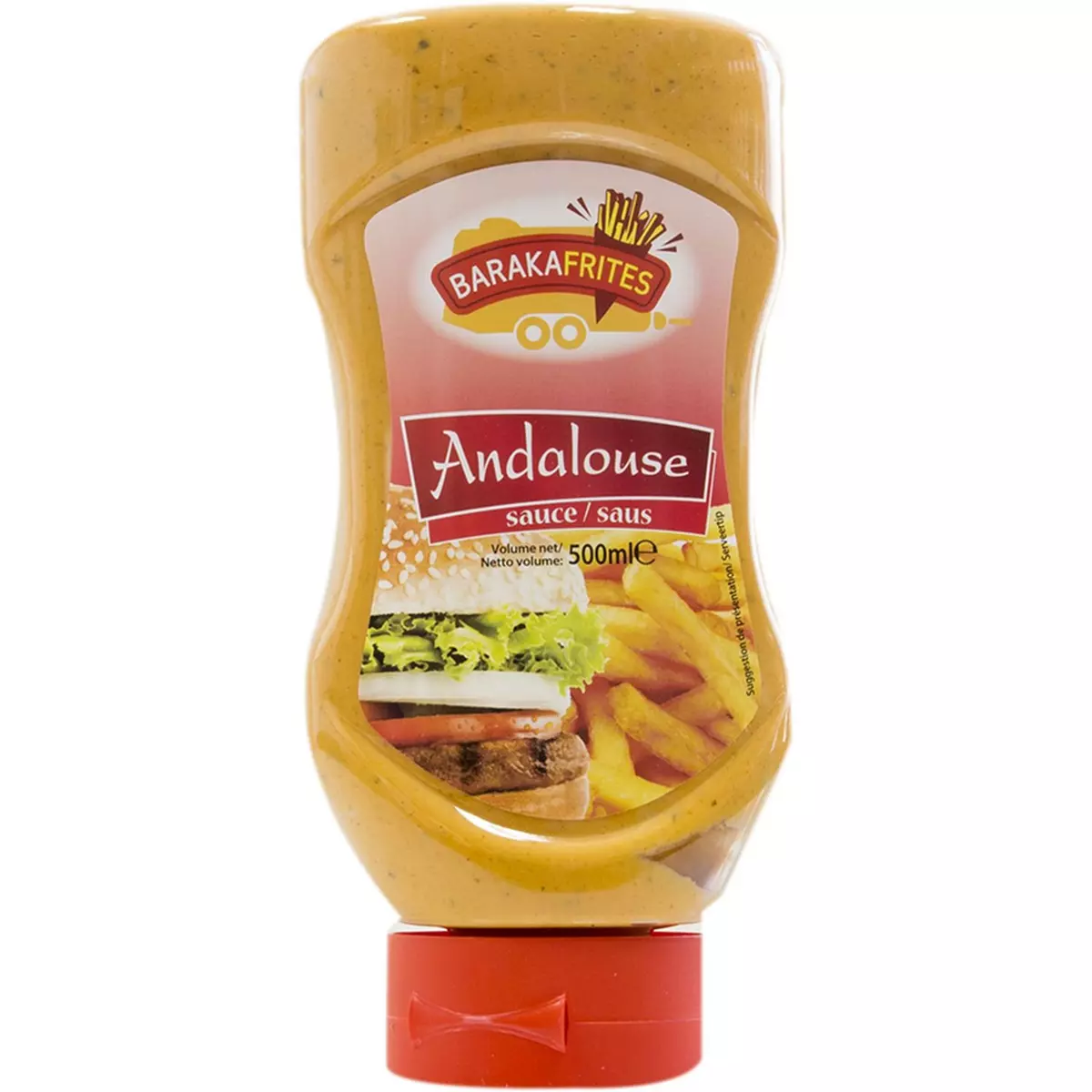 BARAKAFRITES Sauce andalouse flacon souple 500g