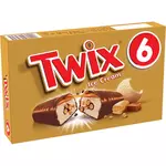 TWIX  Barre glacée au chocolat, caramel et biscuit  6 pièces 258g