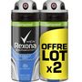 Voir la diapositive 2 : REXONA MEN Déodorant compressé cobalt dry 48h 2x100ml