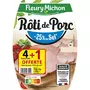 FLEURY MICHON Rôti de porc taux de sel réduit 5 tranches 200g