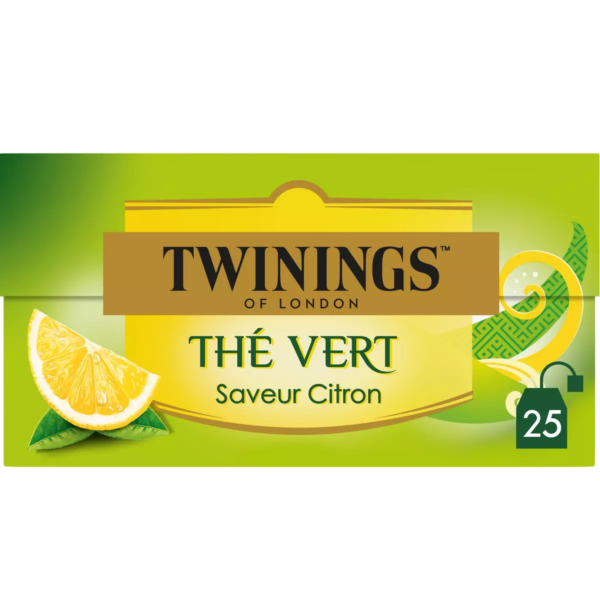 Thé vert au citron - 20 sachets - Boîte 32g