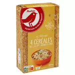 AUCHAN Mélange blé lentilles quinoa rouge prêt en 10 min 8 portions 2x200g