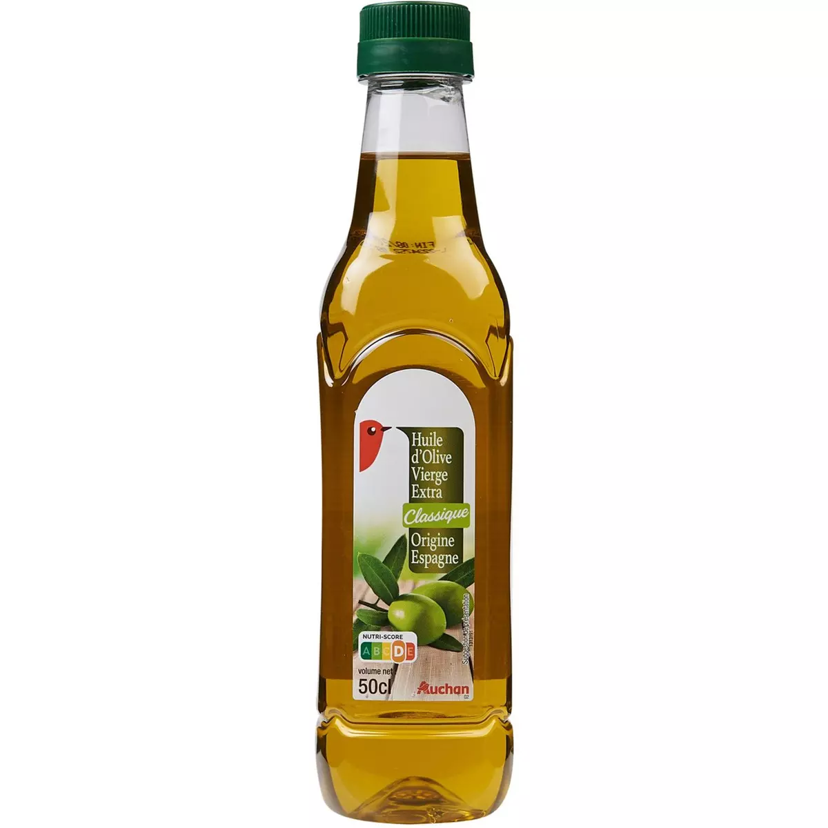 AUCHAN Huile d'olive vierge extra origine Espagne 50cl