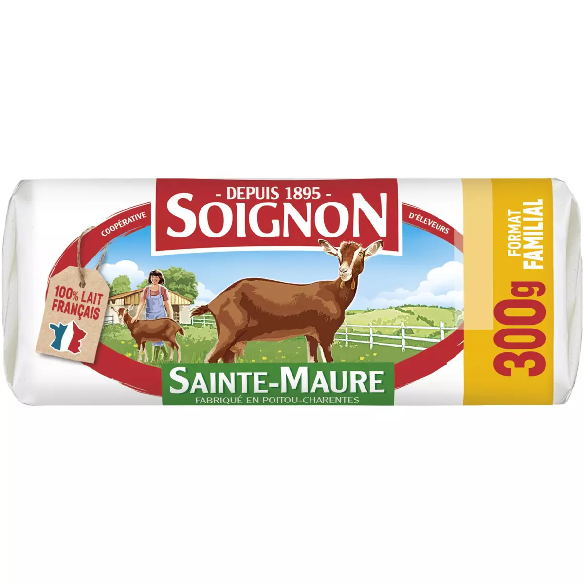 SOIGNON Bûche de chèvre Sainte-Maure 300g