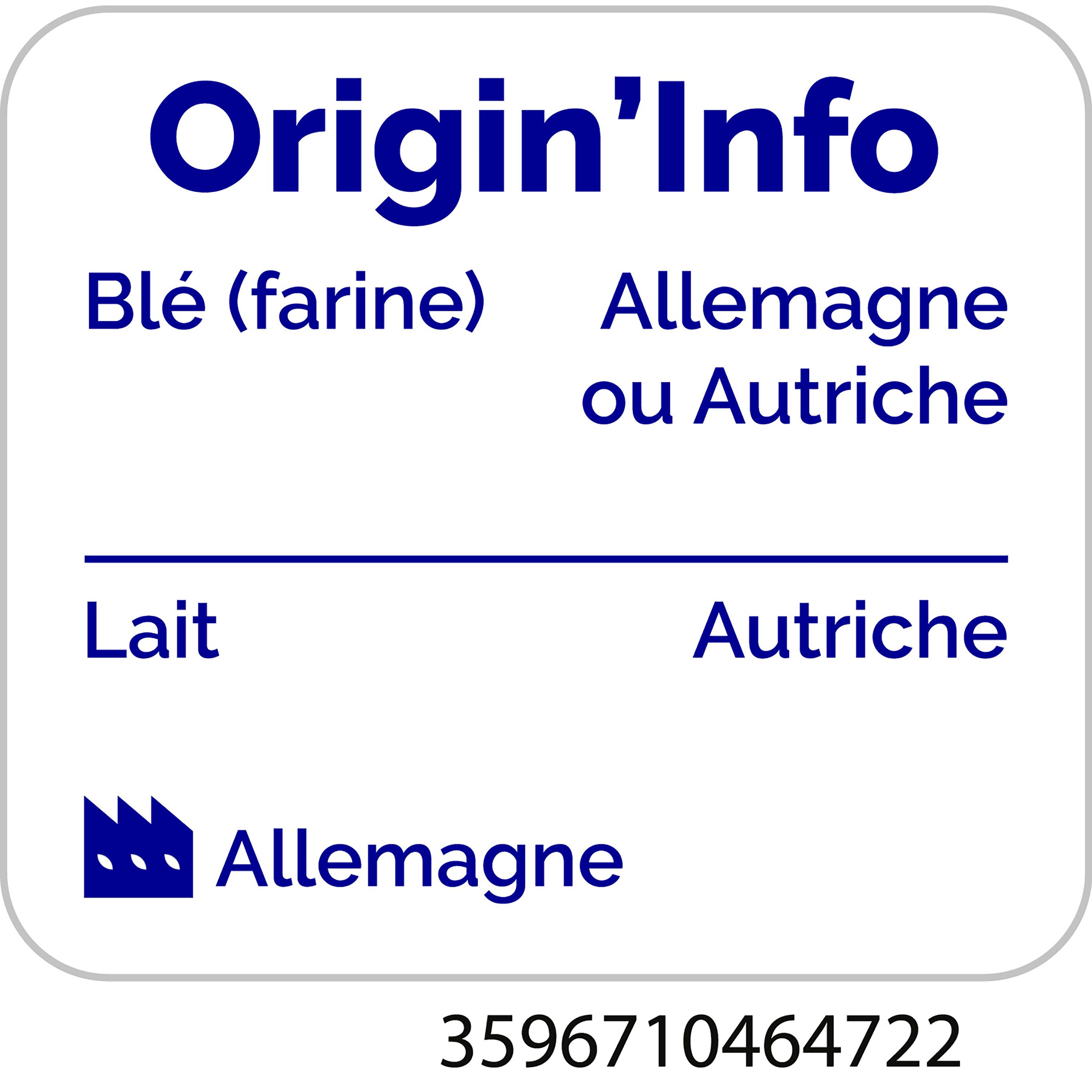 Voir la diapositive 3 : AUCHAN BIO Crackers emmental et graines de courge 8 crackers 200g