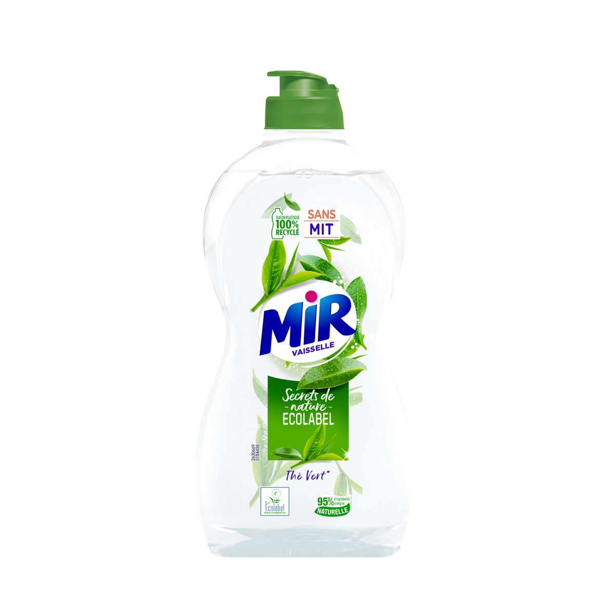 MIR Liquide vaisselle écologique super dégraissant thé vert 500ml