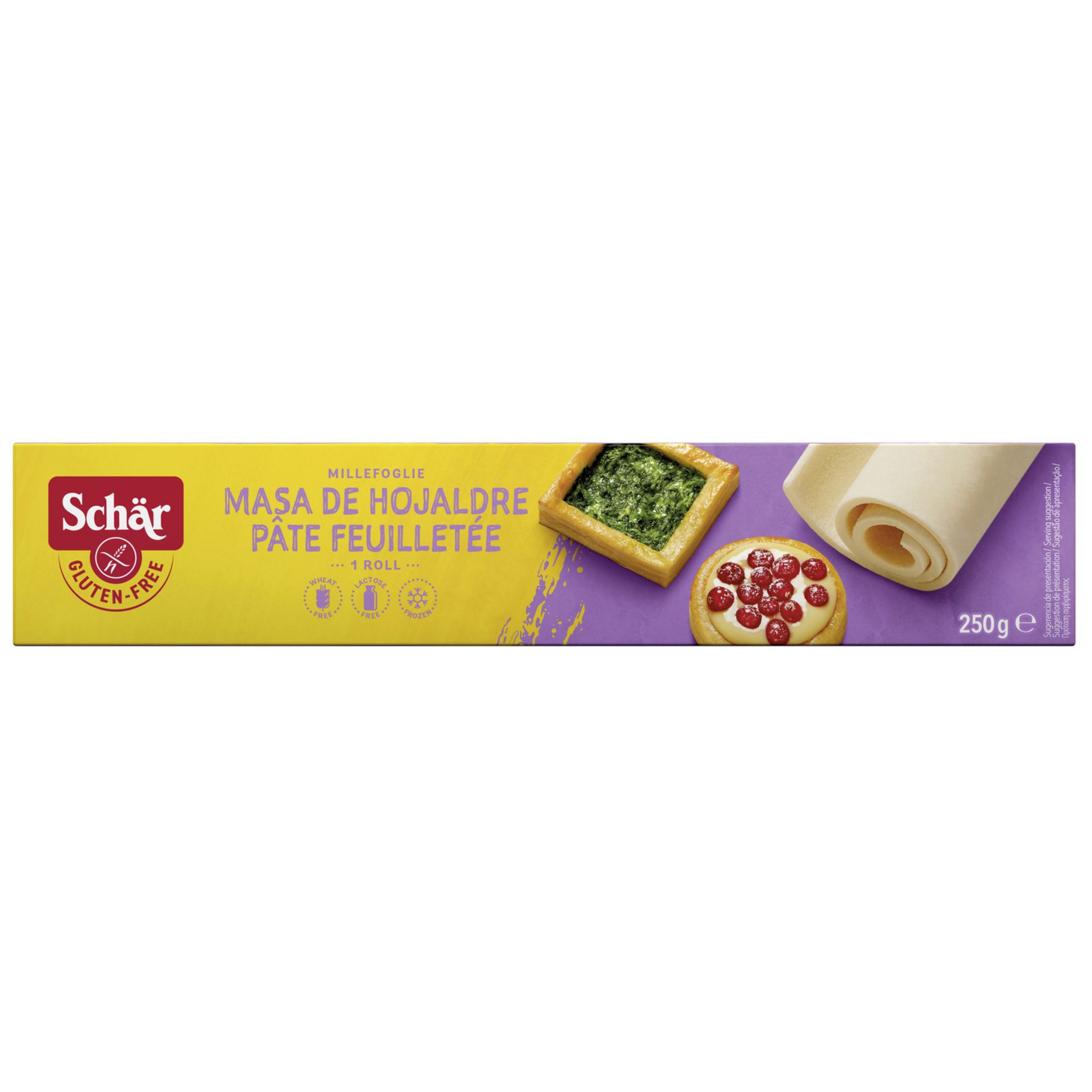 SCHAR Pâte à tarte feuillétée sans gluten 250g