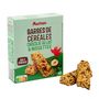 Voir la diapositive 2 : AUCHAN Crousty barres de céréales chocolat au lait et noisettes 6 barres 126g