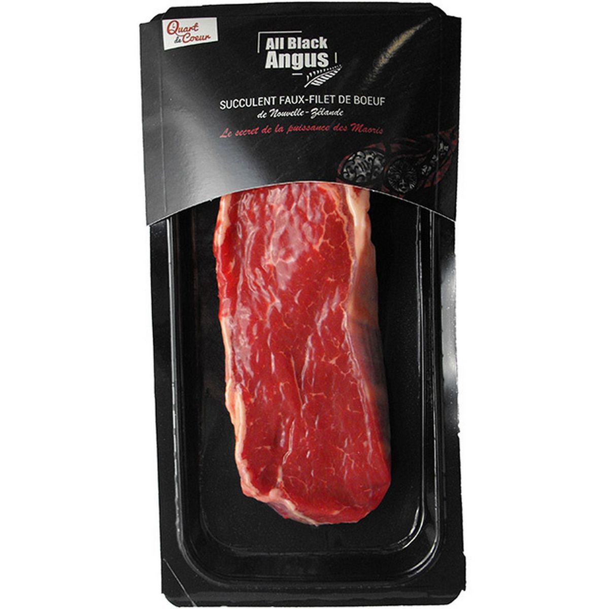ALL BLACK ANGUS Faux filet *** angus à griller 1 pièce 225g