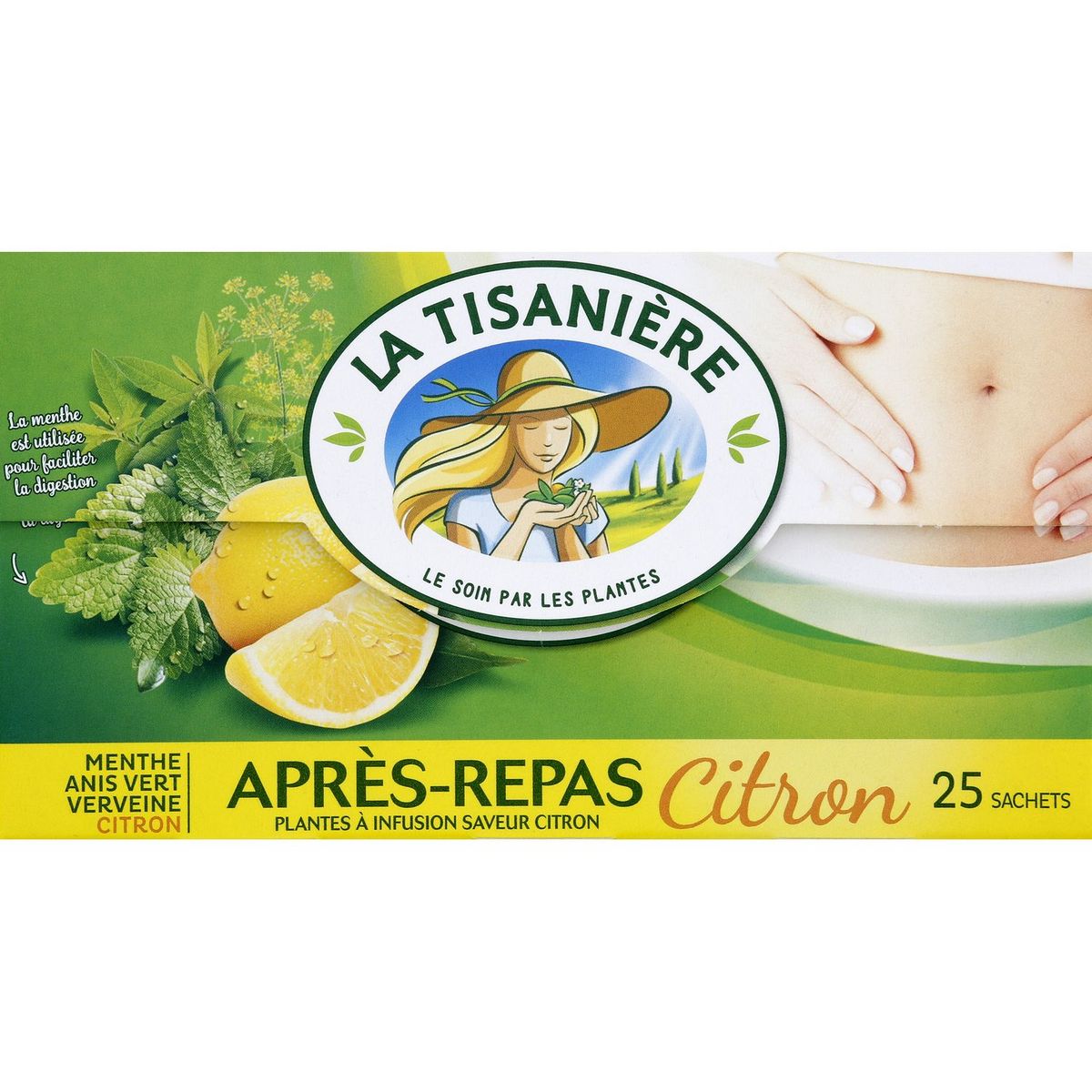 LA TISANIERE Infusion après-repas citron 25 sachets 37,5g