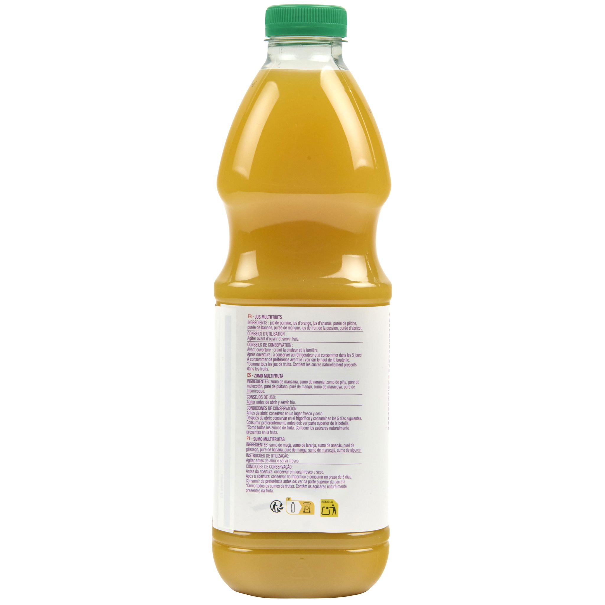 Voir la diapositive 3 : AUCHAN Pur jus multifruits 1,5l