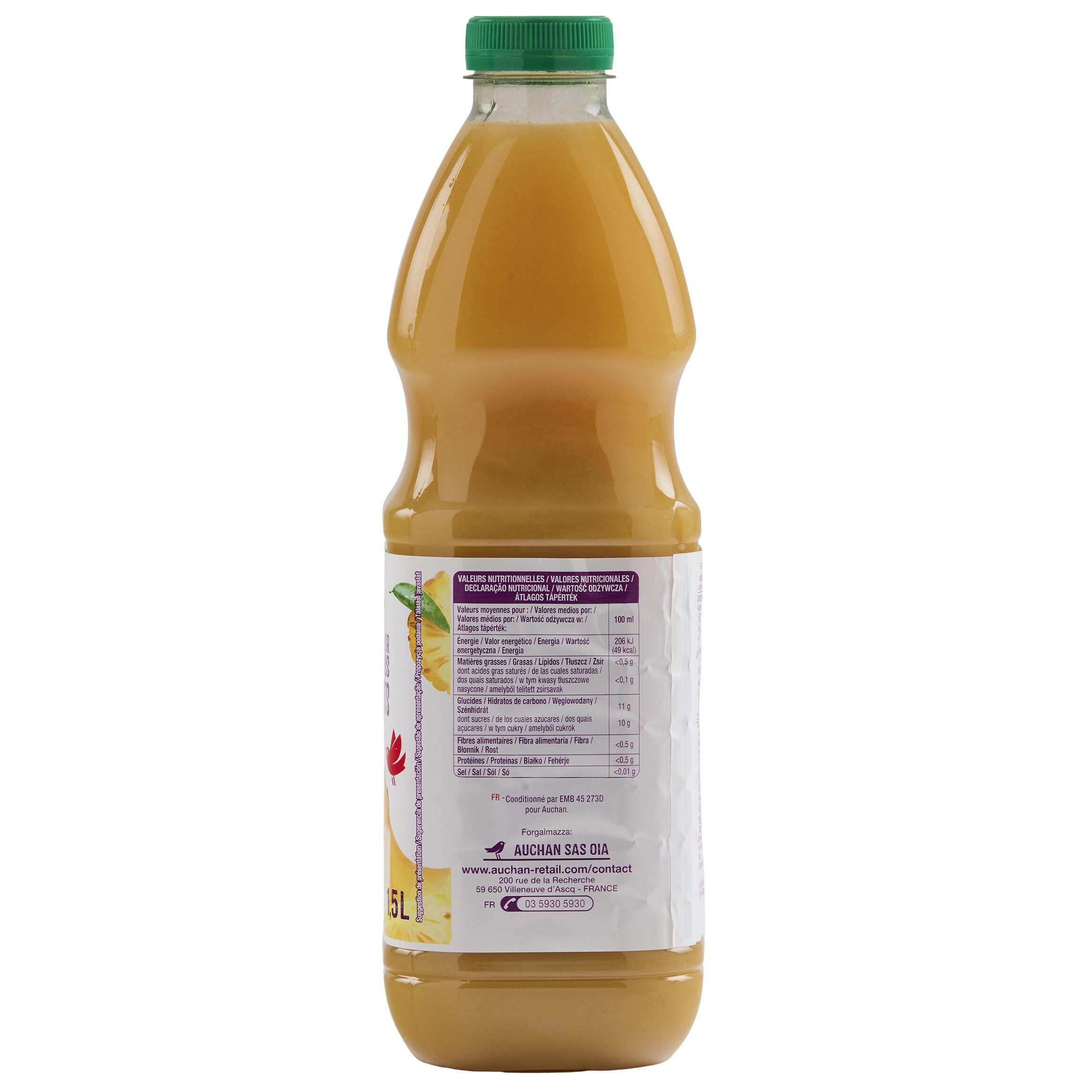 Voir la diapositive 6 : AUCHAN Pur jus multifruits 1,5l