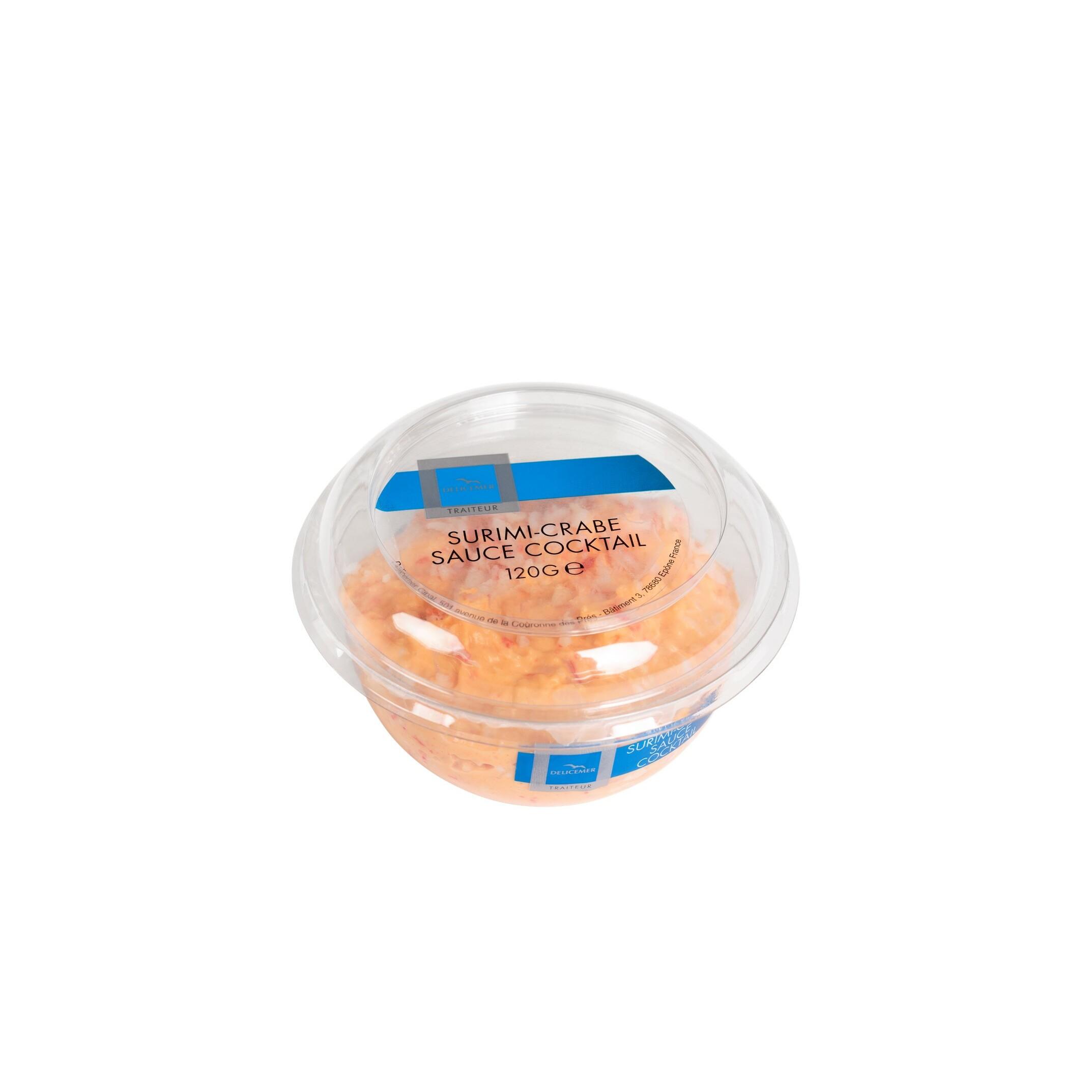 DELICEMER Surimi et crabe sauce cocktail 210g