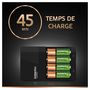 Voir la diapositive 3 : DURACELL Chargeur de piles hi-speed 2AA/2AAA