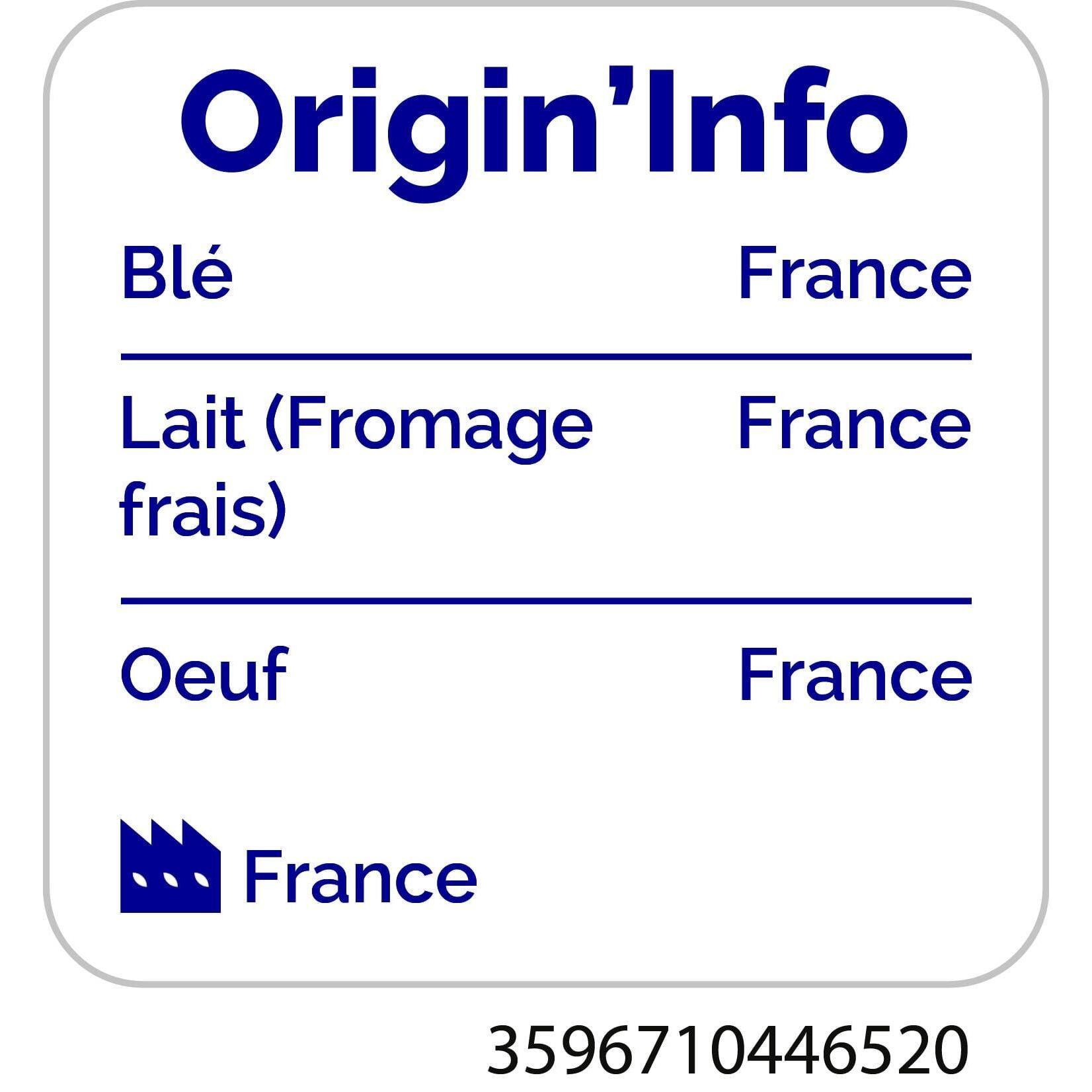 Voir la diapositive 2 : AUCHAN TERROIR Tourteau fromager 250g