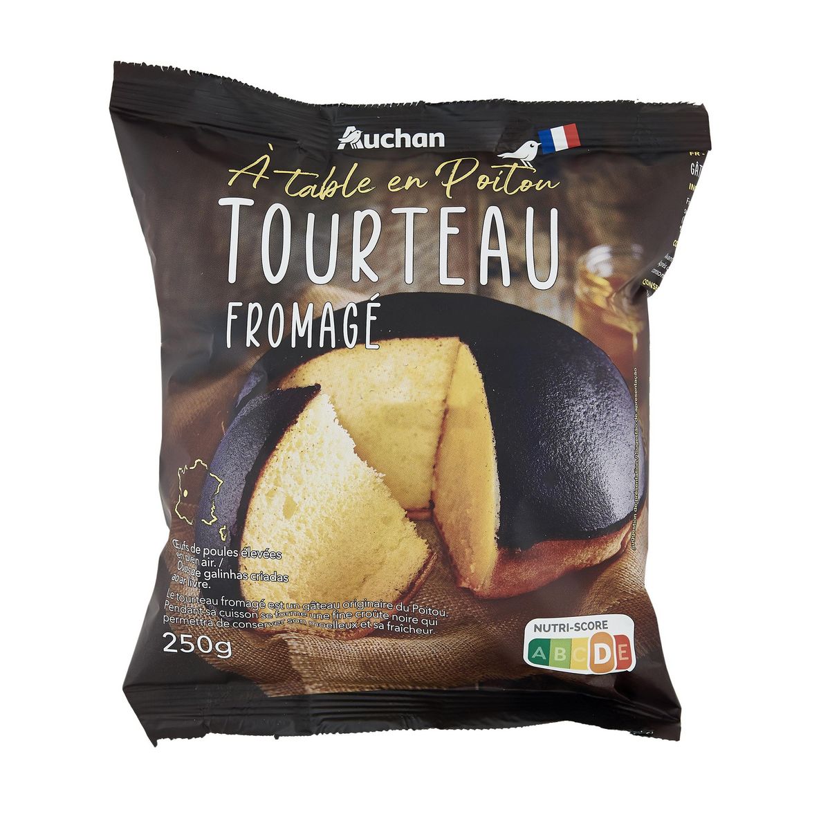 AUCHAN TERROIR Tourteau fromager 250g
