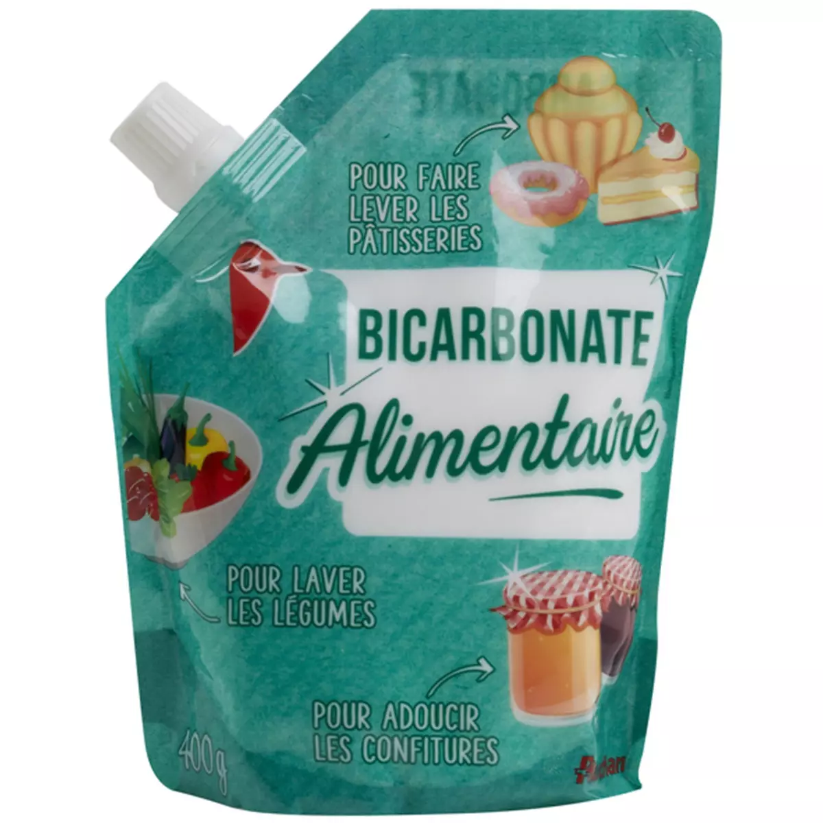 AUCHAN Bicarbonate alimentaire 400g