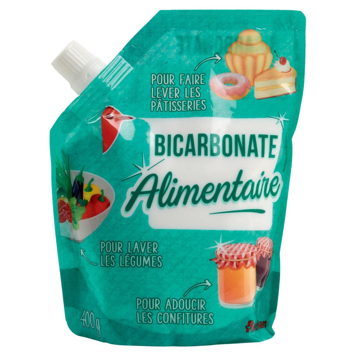 AUCHAN Bicarbonate alimentaire 400g