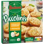 BUITONI Piccolinis - mini pizza aux 3 fromages 9 pièces 270g