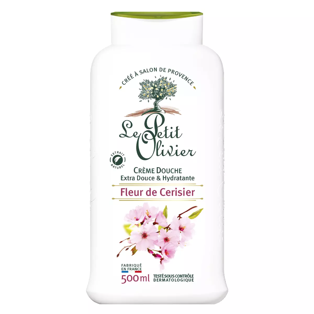 LE PETIT OLIVIER Crème de douche extra douce et hydratante fleur de cerisier 500ml